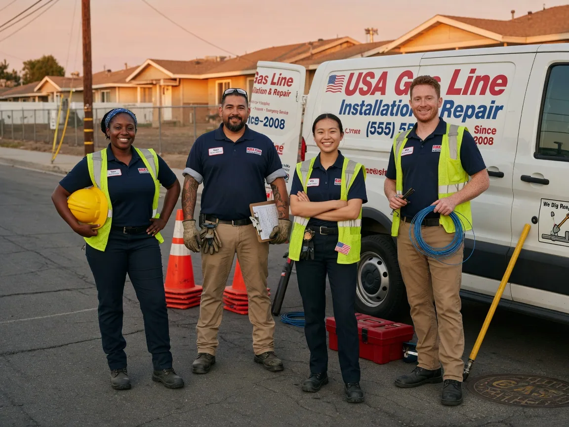 Gas Line Installation company in Santa Elena, TX